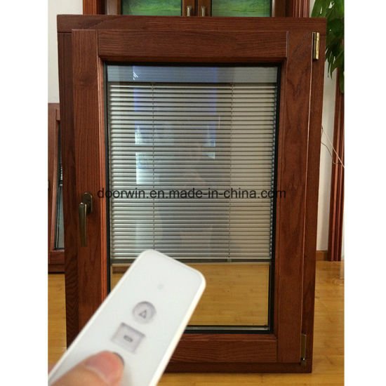 Oak Wood Cladding Aluminum Tilt Turn Window - China Tilt and Turn Window, Casement Window - Doorwin Group Windows & Doors