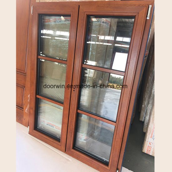 Oak Wood French Casement Tilt Turn Timber Window - China French Window, French Window Grill Design - Doorwin Group Windows & Doors