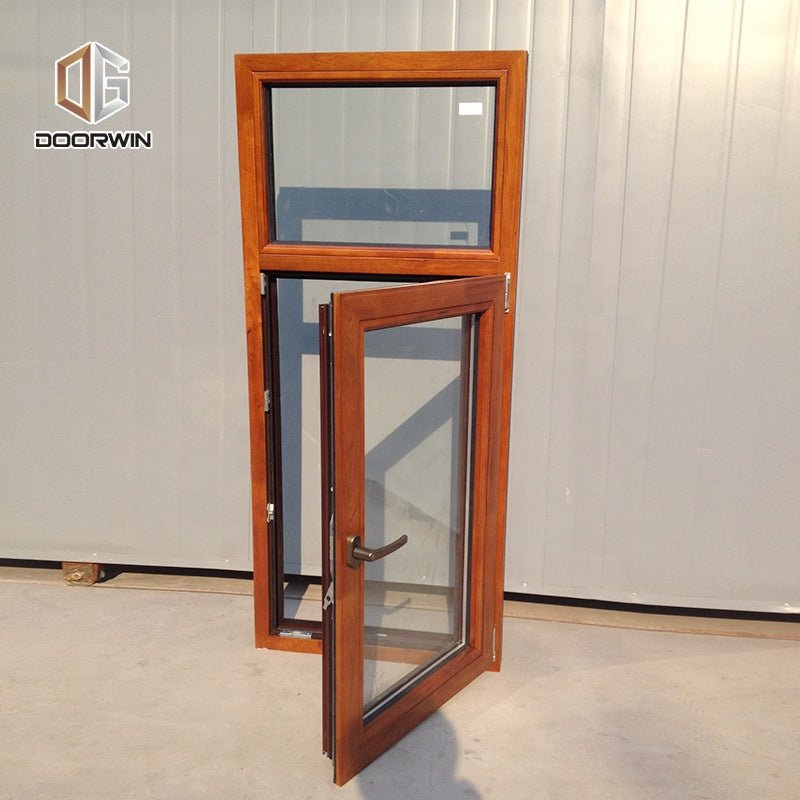 oak wood wooden frame hinged casement tilt turn window - Doorwin Group Windows & Doors