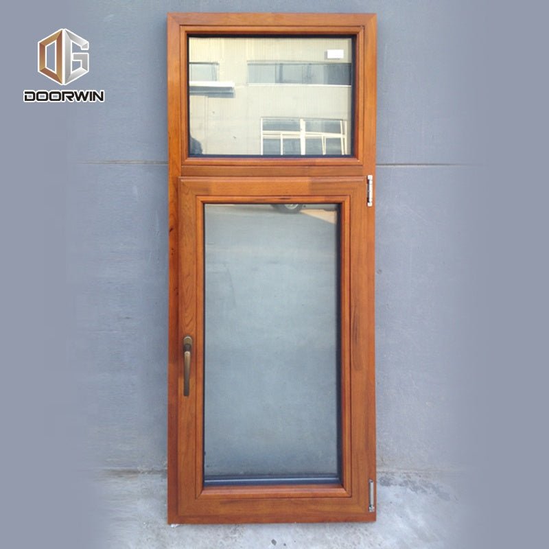 oak wood wooden frame hinged casement tilt turn window - Doorwin Group Windows & Doors