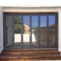 OEM bamboo folding door architectural doors aluminium sliding prices - Doorwin Group Windows & Doors