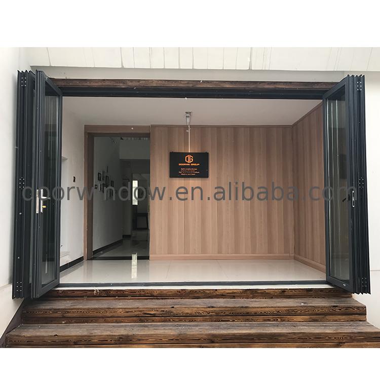 OEM bamboo folding door architectural doors aluminium sliding prices - Doorwin Group Windows & Doors