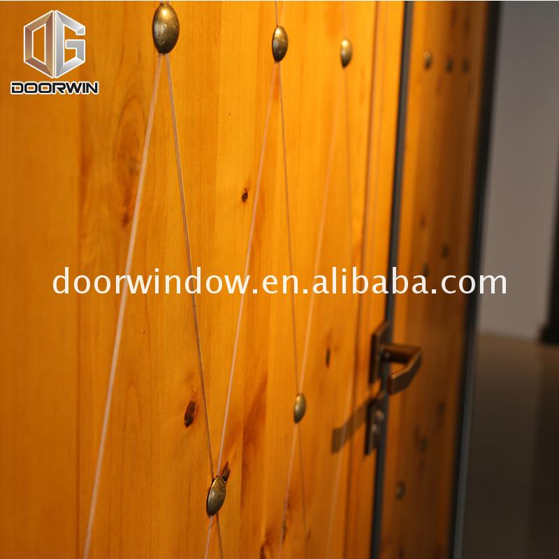 OEM Factory high security doors for homes door hardwood oak - Doorwin Group Windows & Doors