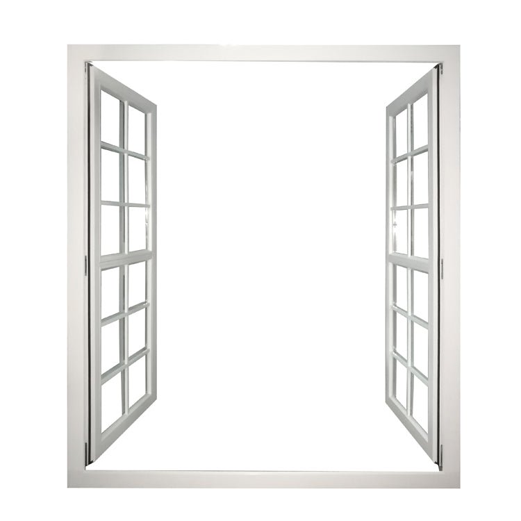 OEM Factory window grids or not grid clips white wood grain glazed internal doors - Doorwin Group Windows & Doors