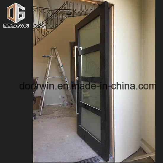 One Sash Hinged Door Double Glazing Powder Coating Aluminum Alloy with Hidden Frame, Highly Praised Solid Wood Hinged Door - China Wood Door, Solid Wood Door - Doorwin Group Windows & Doors