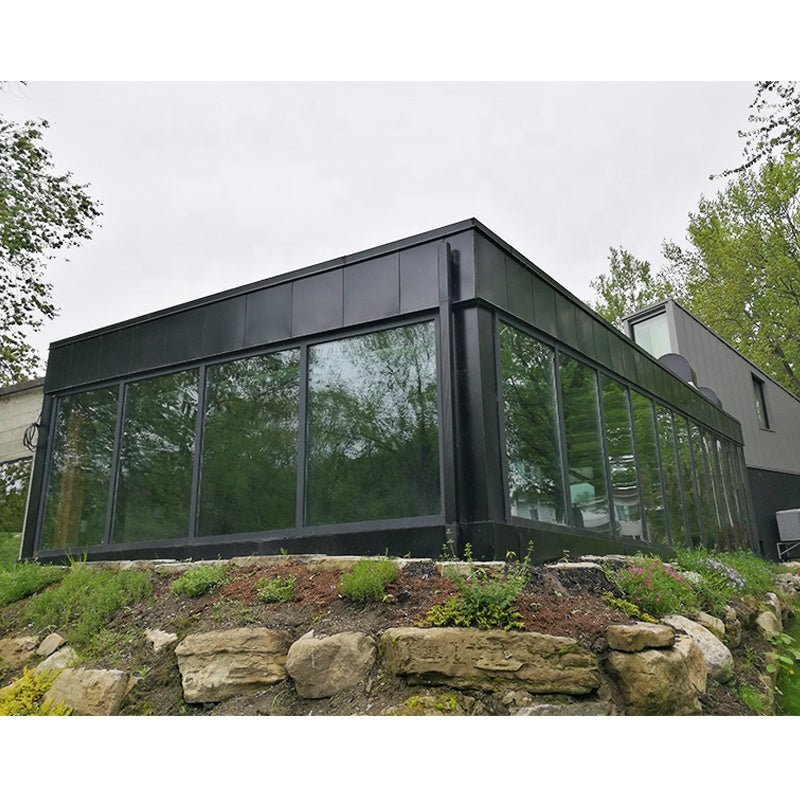 Ottawa inexpensive black aluminum curtain wall windows hot sale - Doorwin Group Windows & Doors