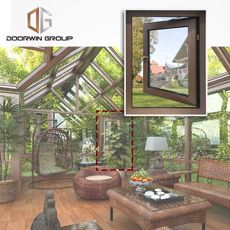 Outswing & Awning Aluminum Windows With Wood Grain Finishing - Doorwin Group Windows & Doors