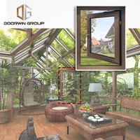 Outswing & Awning Aluminum Windows With Wood Grain Finishing - Doorwin Group Windows & Doors