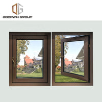 Outswing & Awning Aluminum Windows With Wood Grain Finishing - Doorwin Group Windows & Doors