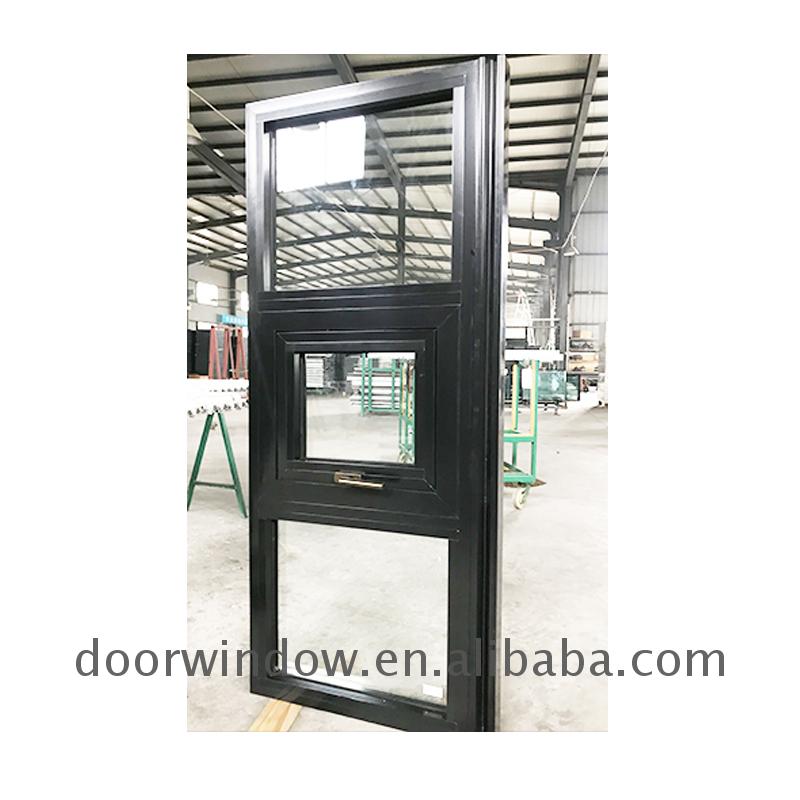 Outswing awning window aluminium office door with glass - Doorwin Group Windows & Doors