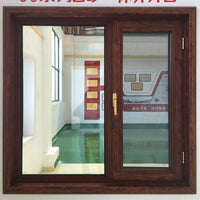 Outswing-Window-With-Wood Grain-Color-Finishing - Doorwin Group Windows & Doors