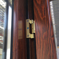 Outswing-Window-With-Wood Grain-Color-Finishing aluminum window - Doorwin Group Windows & Doors