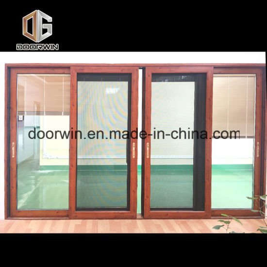 Perfect Aluminum Horizontal Sliding Doors for Villa and Balcony, Wood Grain Aluminum Vertical Sliding Glass Doors - China Door, Sliding Door - Doorwin Group Windows & Doors