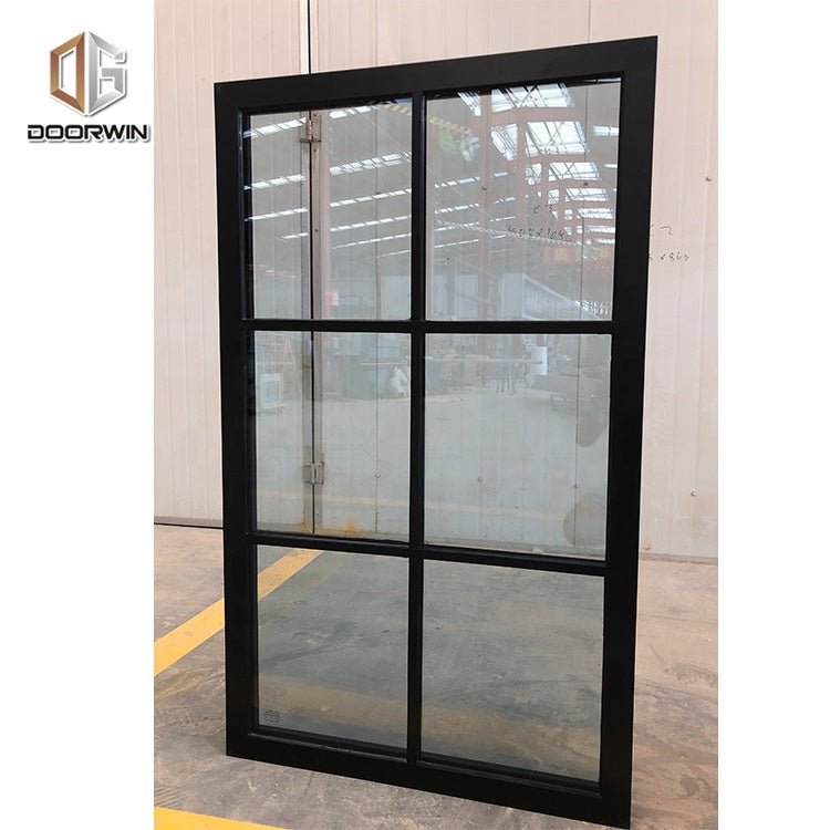 Philadelphia inexpensive black extruded aluminum tilt turn commercial window for saleby Doorwin - Doorwin Group Windows & Doors