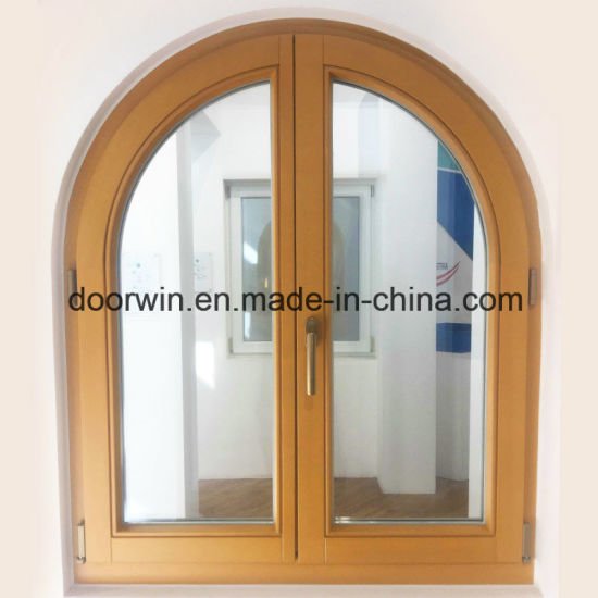 Pine Larch Arched Top French Casement Window - China Arch Window, Arched Window Frame - Doorwin Group Windows & Doors