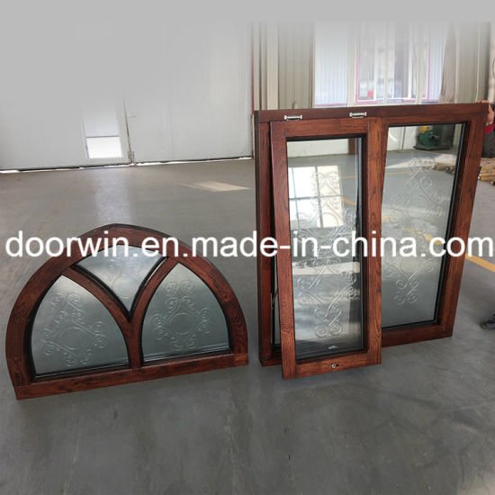 Popular Arched Window with Grill Design Awning Window for Home - China Wood Aluminium Window, Wood Carving Window Design - Doorwin Group Windows & Doors