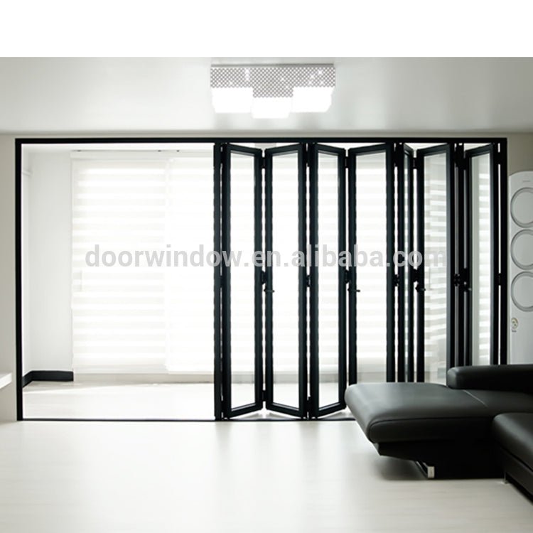 Popular Thermal Break Aluminum Glass Folding and Sliding Patio Door with great vision by Doorwin - Doorwin Group Windows & Doors