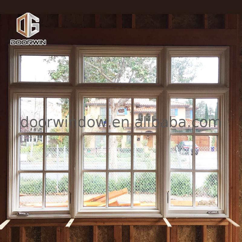 Professional factory aluminium window grill composite wood casement with design - Doorwin Group Windows & Doors