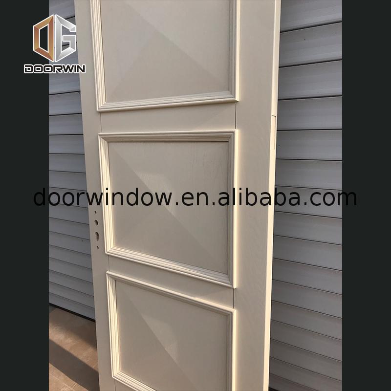 Professional factory interior raised panel wood doors door rail system barn rails - Doorwin Group Windows & Doors