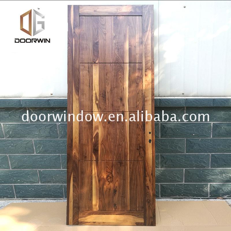 Professional factory red interior door readymade wooden doors and windows - Doorwin Group Windows & Doors