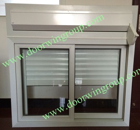 PVC Glass Window with Manual Blinds/Shutters for Container House, Slinding Sash Window with Single or Double Glazing Glass - China Durable PVC Window, Strong PVC Glass Window - Doorwin Group Windows & Doors