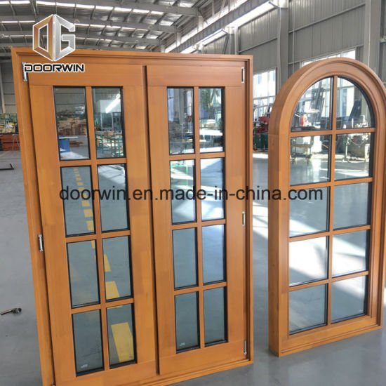 Quality Round Wood Window for Sale New Grill Design - China French Window Grill Design, French Windows - Doorwin Group Windows & Doors