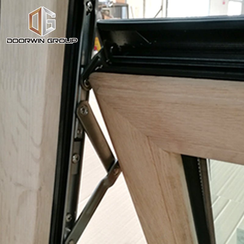 red oak wood clad aluminum push out casement window awing window ...