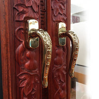 Rosewood carving French Casement Window - Doorwin Group Windows & Doors