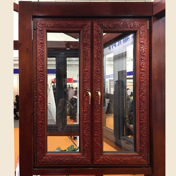 Rosewood carving French Casement Window - Doorwin Group Windows & Doors