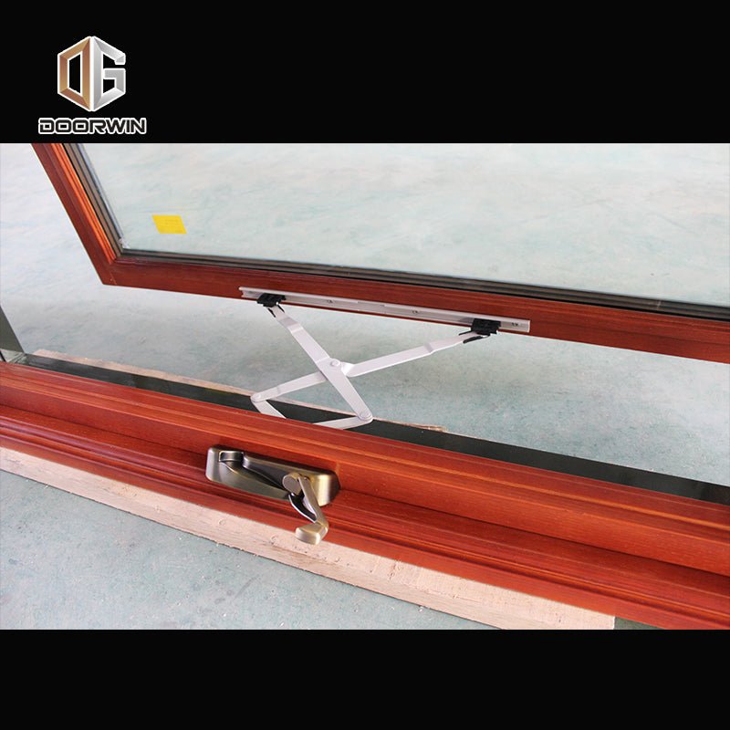 Round top fixed window and bottom crank open window with decorative glazing bars - Doorwin Group Windows & Doors