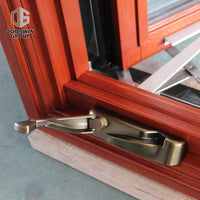 Round top fixed window and bottom crank open window with decorative glazing bars - Doorwin Group Windows & Doors