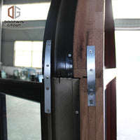 Round top fixed window and bottom crank open window with decorative glazing bars - Doorwin Group Windows & Doors