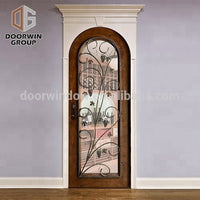 SanFrancisco office Solid Wood Wine Cellar Door with Insulated Decorative Glassby Doorwin - Doorwin Group Windows & Doors