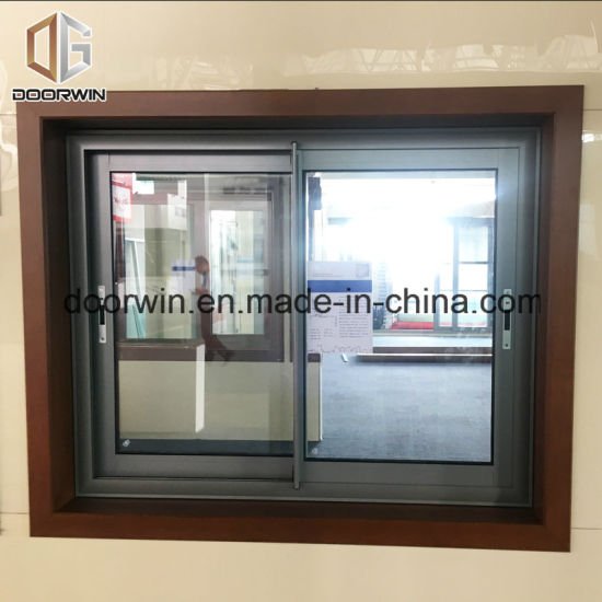 Silver Color Aluminum Double Glazing Sliding Window - China Aluminum Horizontal Sliding Window, Aluminium Window - Doorwin Group Windows & Doors