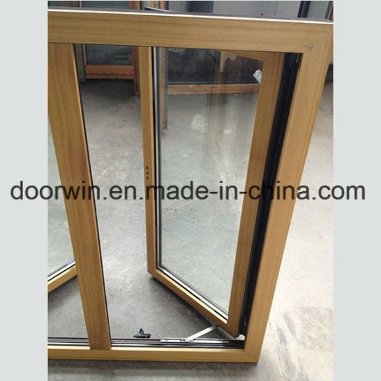 Simple Design Thermal Break Aluminum Glass Window with Interior Teak Wood Cladding - China Casement Window, Glass Window - Doorwin Group Windows & Doors