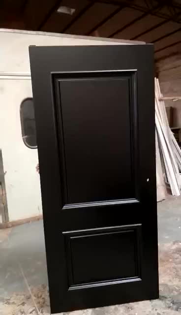 Simple wood door design plain wooden by Doorwin on Alibaba - Doorwin Group Windows & Doors