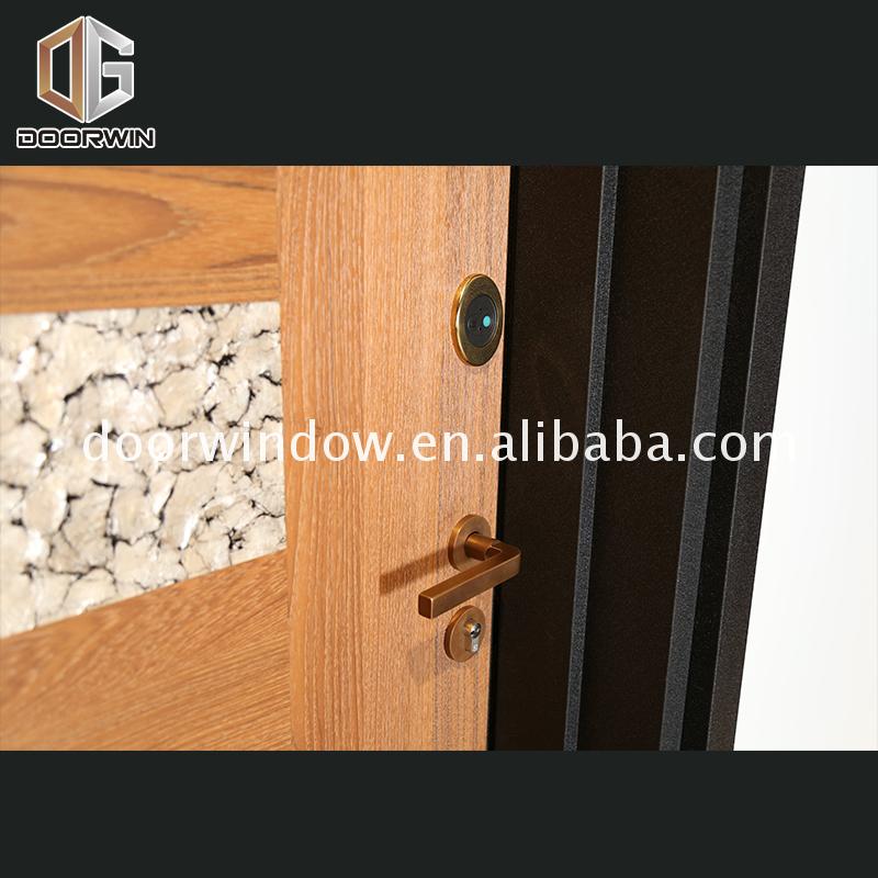 Single wooden door design swing leaf by Doorwin on Alibaba - Doorwin Group Windows & Doors