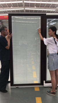 Sliding door with tempered glass screen mosquito net by Doorwin on Alibaba - Doorwin Group Windows & Doors