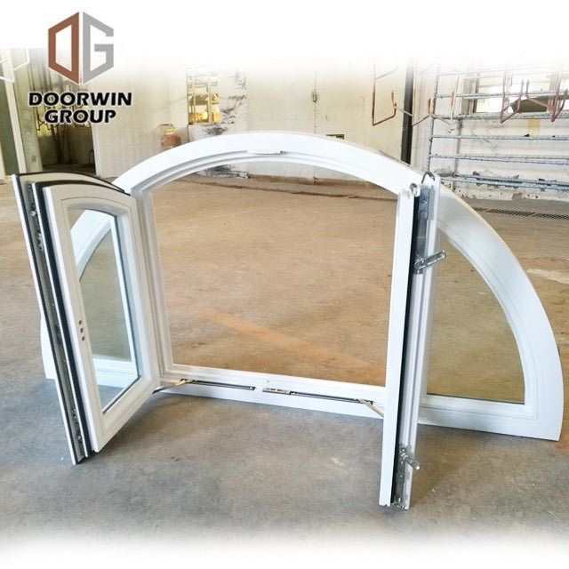 Small decorative house swing out window, 4 panels casement windows - Doorwin Group Windows & Doors