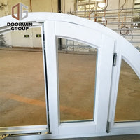 Small decorative house swing out window, 4 panels casement windows - Doorwin Group Windows & Doors
