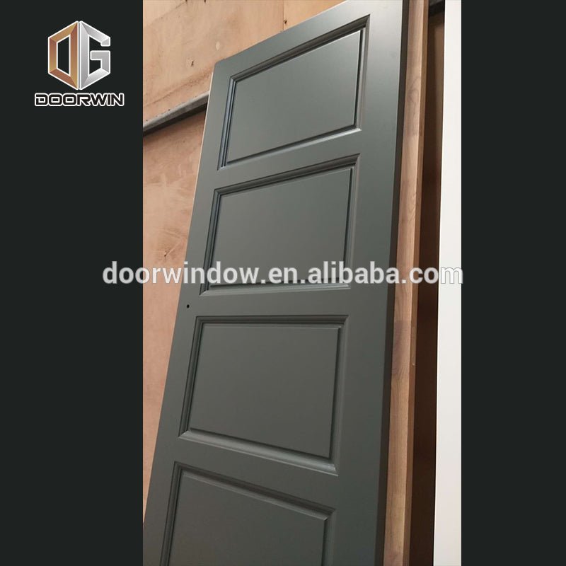 Smooth Finish Solid Wood Interior Plantation single leaf wooden doorby Doorwin - Doorwin Group Windows & Doors