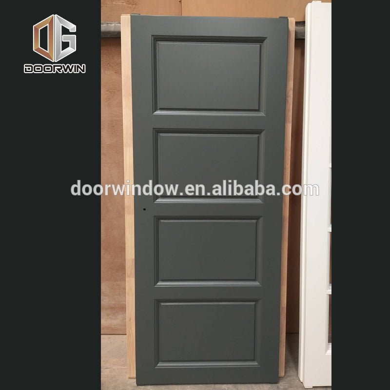 Smooth Finish Solid Wood Interior Plantation single leaf wooden doorby Doorwin - Doorwin Group Windows & Doors