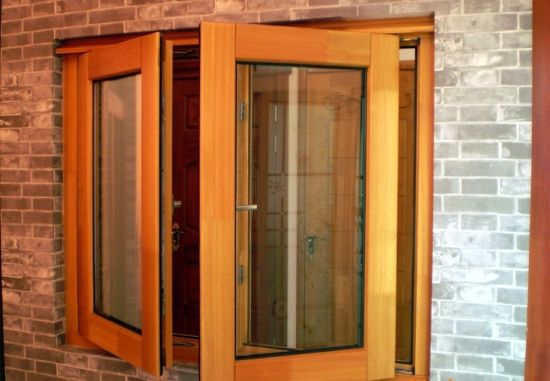Solid Larch/Pine Wood Aluminum Casement Window - China Wood Windows, Wood Window - Doorwin Group Windows & Doors