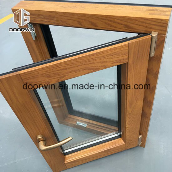 Solid Oak Wood Aluminium Tilt&Turn Window (Middle East Design) - China Oak Wood Alumium Window, Oak Wood Aluminium Window - Doorwin Group Windows & Doors