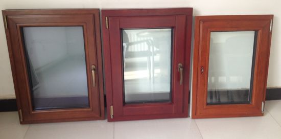 Solid Oak Wood Aluminum Tilt & Turn Window with Double Glazing - China Oak Wood Aluminum Window, Tilt and Turn Window - Doorwin Group Windows & Doors