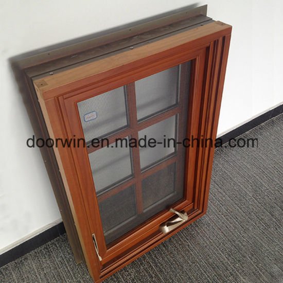 Solid Oak Wood Aluminum Windows with Decorative Grid - China Wood/Aluminum Window, Wood Window - Doorwin Group Windows & Doors