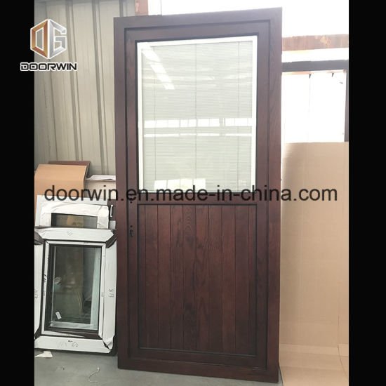 Solid Oak Wood Front Door - China Indian Single Door Designs, Used Exterior French Doors for Sale - Doorwin Group Windows & Doors