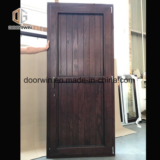 Solid Oak Wood Front Entrance Door - China Casement Swing Doors, Commercial Entry Doors - Doorwin Group Windows & Doors
