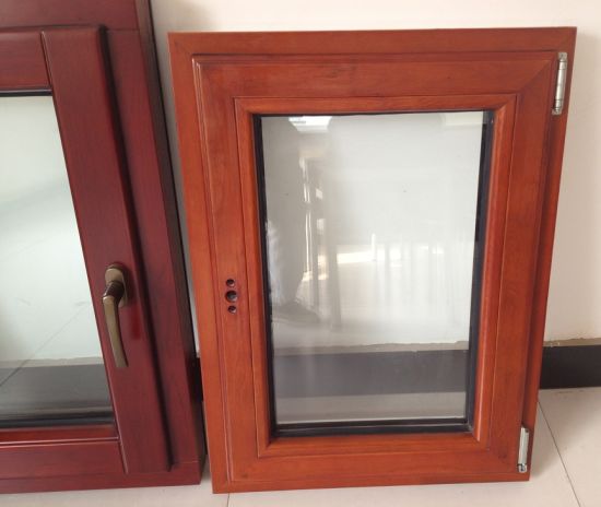 Solid Oaken Wood Aluminium Casement Window for USA Villa - China Aluminium Wooden Window, Aluminium-Wooden Window - Doorwin Group Windows & Doors