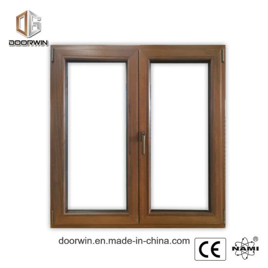 Solid Oaken Wood Thermal Break Aluminum Composite Window - China Wood Aluminum Windows, Wood Aluminum Glazing Windows - Doorwin Group Windows & Doors